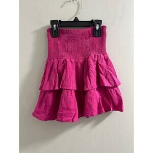 🔴Yana K‎ Hot Pink Gauze Skort size XS